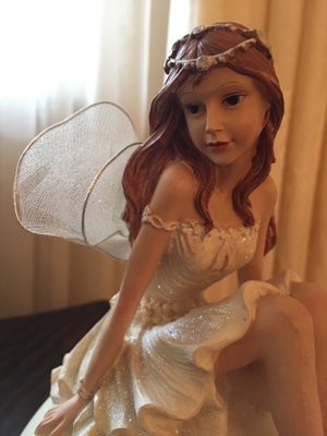 Engel auf der Kugel, Deko sehr hübsch !