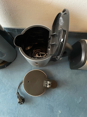 Küchengeräte Kaffeemaschine, Toaster, silber top Bild 3