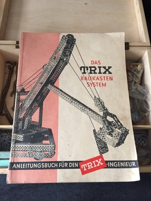 TRIX Baukasten Metall mit Heft! Aus den 30ern? Bild 1