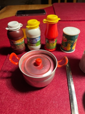 Puppenküchenzubehör vintage 15 Teile