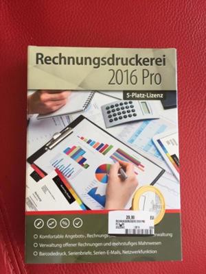 Rechnungsdruckerei 2016 neu , versiegelt