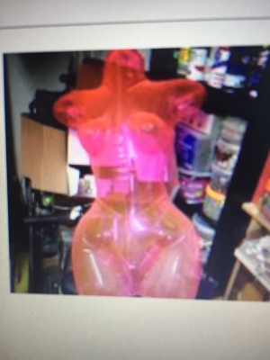 Party Gag , Torso zum Aufblasen Pink