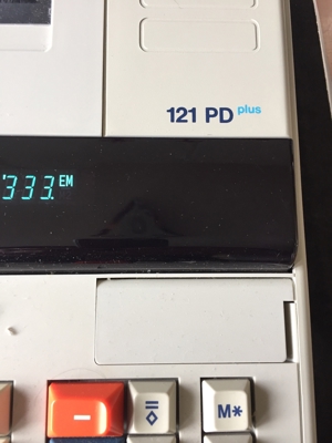 TA PD 121 Plus Rechenmaschine mit Drucker Bild 3