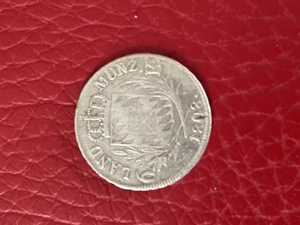 6 Kreuzer Silbermünze Max. Jos.IV von 1808 Topzustand Bild 2