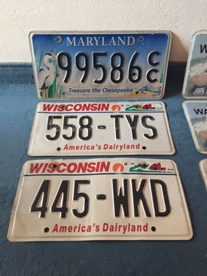 USA Autokennzeichen versch. Staaten Bild 2