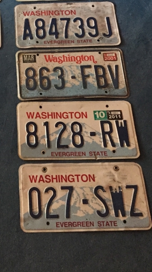 USA Autokennzeichen versch. Staaten Bild 1