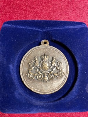 König Ludwig II Medaille mit Öse für Charivari Bild 3