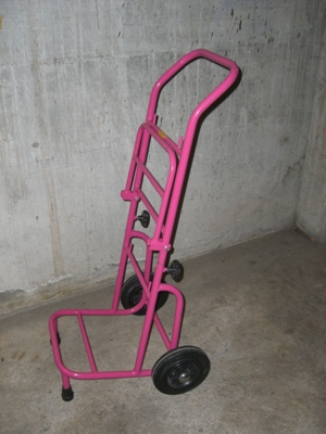 Sackkarre Karl Daedler , 105 cm hoch , sehr stabil , Pink Bild 2