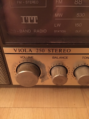 ITT Viola 250 Stereo Kultradio 1983-1986 Bild 5