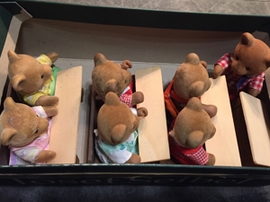 Bärenschule : 7 Bären ,3 Schulbänke ,1 Pult Bild 3