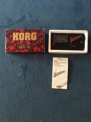 Korg GT 2 Stimmgerät Gitarrentuner in O Box Bild 1