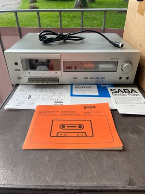 SABA RS 910 und CD 270 Verstärker und Tapedeck Altern. Plus Plattenspieler Bild 3