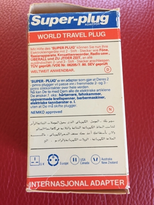 Weltreisestecker neu ovp Bild 2