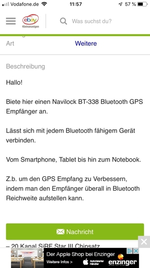 Navilock BT-338 Bluetooth GPS Empfänger Bild 5
