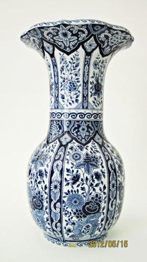 antike Große Delfter Vase Bild 2