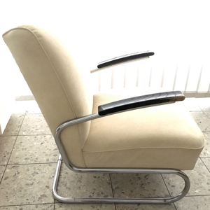 Bauhaus Sessel und Tisch Freischwinger S411 Bild 5