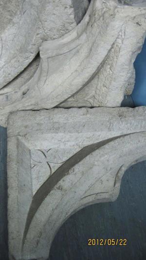 Antiker Gothic Fries ,besteht aus 4 Einzel-Elementen Bild 3