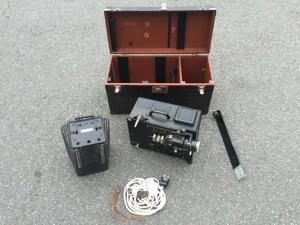 ZEISS IKON W.74327 alten Projektor (8/16mm?) mit Koffer und viel Zubehör, Kellerfund, Museum, Bild 1