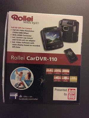 DashCam Rollei CarDVR-110 GPS Auto-Kamera mit Mikrofon (Full HD, Weitwinkel-Objektiv) schwarz, Bild 2