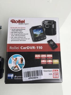 DashCam Rollei CarDVR-110 GPS Auto-Kamera mit Mikrofon (Full HD, Weitwinkel-Objektiv) schwarz, Bild 7