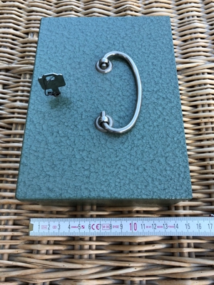 Geldkassette mit Schlüssel (21x15x6,5cm), Tresor, Geld, Schmuck, Haus, Wohnung, Bild 3