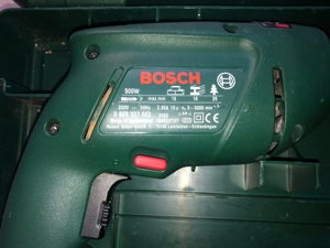 Bosch PSB 500 RE Schlagbohrmaschine mit Koffer/Anleitung, Bohrer, dÃŒbeln, Wohnung, Haus Bild 10
