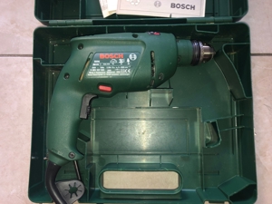 Bosch PSB 500 RE Schlagbohrmaschine mit Koffer/Anleitung, Bohrer, dÃŒbeln, Wohnung, Haus Bild 3