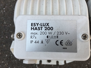 2x weiße ESY-LUX HAST 200, Außenstrahler/- Lampen, Haus, Garten, Bild 4