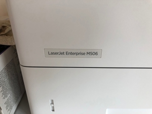 hp LaserJet Enterprise M506 Drucker, neuwertig, noch 3.600 Seiten möglich, Netzwerkfähig, Bild 2
