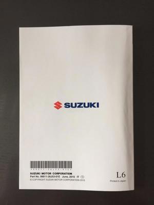 neue AN650/Z USO E Manutenzione (Suzuki Burgman650 Z Fahrerhandbuch) in Italienisch Bild 2
