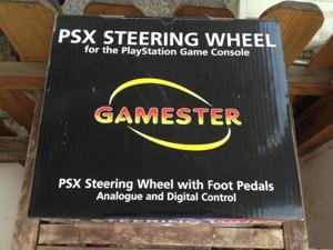 Spielkonsole Controller Gamester PSX STEERING WHEEL PLAYSTATION, neu & unbenutzt, OVP, Bild 8