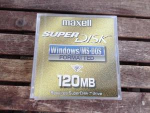 10 Stück maxell SUPER DISK 120MB, noch eingeschweist, Bild 2
