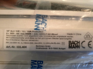 BACHMANN Steckdosenleiste mit Überspannungsschutz 8-fach - NEU Bild 6