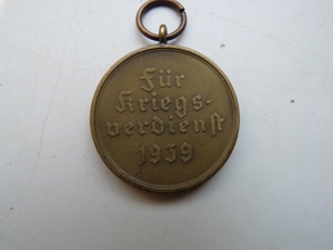 Orden Medaille zum Kriegsverdienstkreuz 1939 Bild 1