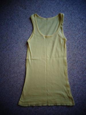 Damenbekleidung Top Rippentop Longtop Gr. XS bzw. ca. Gr. 32/34 gelb und weiß, je 3,00 Euro Bild 3