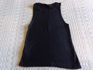 Vintage - Top, Shirt, Gr. XXS bzw. ca. Gr. 32/34, schwarz/weiß, Tinkerbell Bild 2