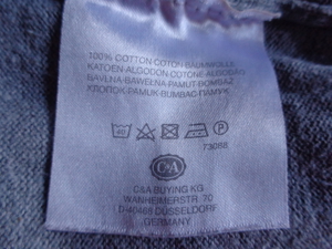 Vintage - Pullover, Feinstrick, Herren, Gr. L, grau, RV, Westbury Bild 5