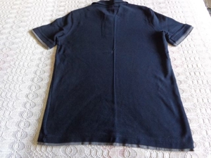 Herren-Polo-Shirt in 2in1-Optik, Gr. M bzw. 48/50, schwarz Bild 2