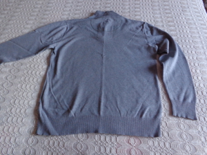 Vintage - Pullover, Feinstrick, Herren, Gr. L, grau, RV, Westbury Bild 2