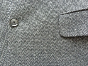 Vintage - Herrenbekleidung Jacket Kurzgr. 23, ca. Gr. 46, Fischgrät-Muster Bild 4