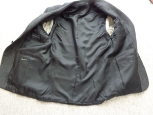 Vintage - Herrenbekleidung Jacket Kurzgr. 23, ca. Gr. 46, Fischgrät-Muster Bild 6