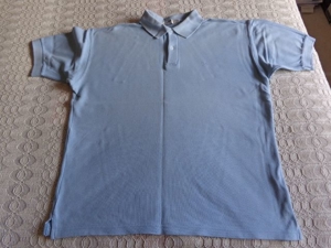 Vintage - Herren-Poloshirt, Gr. M, hellblau, JP Bild 1