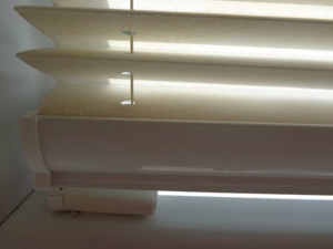 Plissee, Kadeco-Innen-Plissee, beige, B 66, H 192 cm, für Balkontür Bild 4