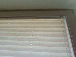 Plissee, Kadeco-Innen-Plissee, beige, B 125, H 103 cm, für Fenster Bild 2