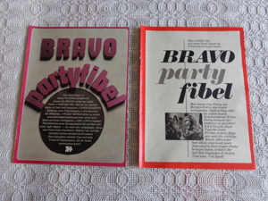 Vintage - Bravo - Party-fibel, 3 St., 60er oder 70er-Jahre Bild 1