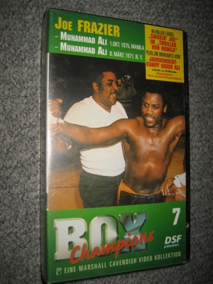 4 VHS Kassetten Cassetten Original-Filme Boxen Boxkampf von Maske, Tyson, Schmeling, Frazier Bild 8