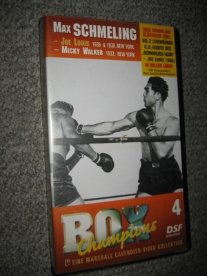 4 VHS Kassetten Cassetten Original-Filme Boxen Boxkampf von Maske, Tyson, Schmeling, Frazier Bild 7