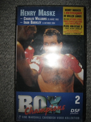 4 VHS Kassetten Cassetten Original-Filme Boxen Boxkampf von Maske, Tyson, Schmeling, Frazier Bild 2