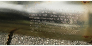 BMW K1200RS gebr. Teile, Stoßdämpfer vo&hi, Kühler, Auspuff Bild 16