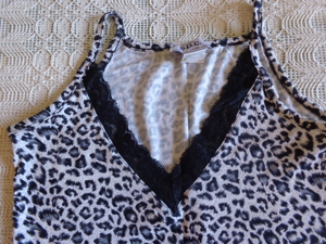 Top, Shirt, Longtop, Gr. 32/34 bzw. ca. Gr. XXS/XS, schwarz/weiß, b.p.c. Bild 2